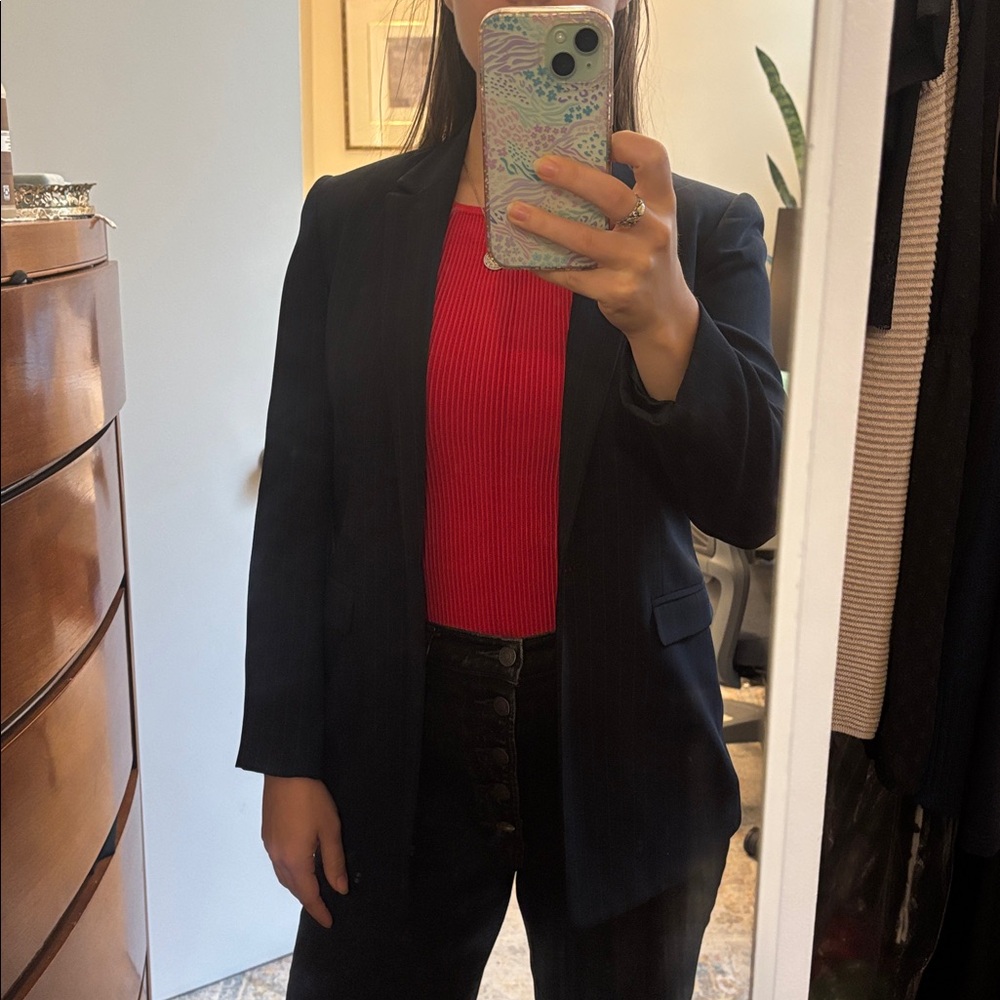 Jones New York Pinstripe Blazer